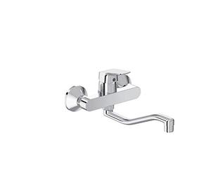 Ideal Standard B5128AA Ceraflex Miscelatore Cucina monocomando a parete per lavello, cromato