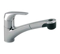 Ideal Standard B5347AA Cerasprint Miscelatore Cucina monocomando da appoggio su lavello, doccetta estraibile a 2 funzioni, cromato