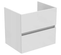 Ideal Standard Bagno Vanity Units Eurovit+ 60 cm mobile lavabo a parete con 2 cassetti, R0259WG, bianco
