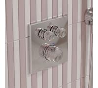 Ideal Standard Basento rubinetto doccia da incasso con termostatico 2 uscite, BE727AA, Basento cromo [Rubinetteria Bagno > Rubinetteria Doccia]