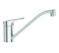 Ideal Standard BC133AA CeraFit BC133AA-Miscelatore monocomando per lavello da Cucina, con Tubo e aeratore orientabile, Altezza 169 mm, sporgenza 260 mm, Cromo