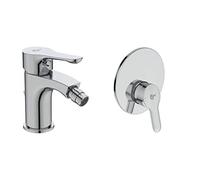 Ideal Standard BC652AA Alpha Miscelatore bidet, cromato & A7184AA Alpha Miscelat