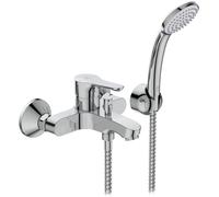 Ideal Standard BC676AA Alpha Miscelatore esterno vasca doccia, con accessori, cr