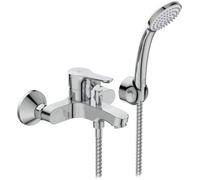 Ideal Standard BC676AA Alpha Miscelatore esterno vasca doccia, con accessori, cromato