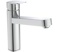 Ideal Standard BD312AA Ceraplan - Rubinetto da cucina con tubo alto, orientabile a 360°, sporgenza 20,4 cm, bassa pressione, cromato