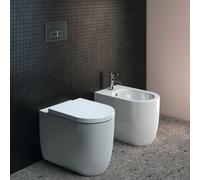 Ideal Standard Blend Curve coppia sanitari - bidet e WC a parete con AquaBlade, T375101+T376001+T375301, Blend Curve; Blend; Atelier Collections bianco [WC > WC a Pavimento]