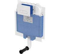 Ideal Standard - Prosys 80, Cassetta di risciacquo ad incasso per wc a terra, Cassetta di scarico per water, R014767, Azzurro, Neutro