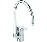 Ideal Standard Cerabase Miscelatore cucina, altezza bocca 194 mm, installazione rapida, risparmio idrico 9 l/min (3 bar), rubinetto lavello cucina - Cromo (85 x 236 x 334 mm)