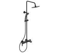 Ideal Standard - Cerafine O, Colonna doccia meccanica con deviatore, Nero seta