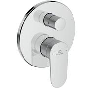 Ideal Standard Cerafine O Nuovo Rubinetto monocomando da incasso per bagno con blocco della temperatura a 40°C, rubinetto da bagno senza beccuccio - Cromo