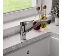 Rubinetto Cucina Ideal Standard per installazione pre finestra CeraFlex Cromo
