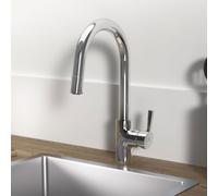 Ideal Standard Ceralife rubinetto da cucina, bassa pressione, estraibile, orientabile, BE255AA, Ceralife cromo [Rubinetteria da Cucina > Rubinetti da Cucina]
