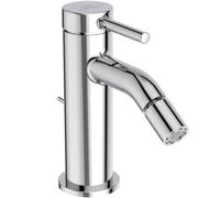 Ideal Standard - Ceraline, Miscelatore monocomando bidet, Rubinetto bidet con cartuccia FirmaFlow, Con asta di comando e piletta, Easyfix, Cromato