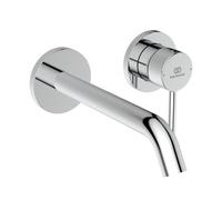 Ideal Standard - Ceraline, Miscelatore monocomando a parete, Rubinetto lavabo a muro, Solo parti esterne, Cromato