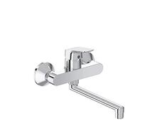 Monocomando lavello a parete base cromo Dolomite