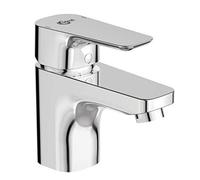 Ideal Standard - Ceraplan III, Miscelatore monocomando lavabo, Rubinetto bagno con cartuccia Firmaflow, Tecnologia Click, Easyfix, Smartshine, Cromato
