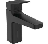 Ideal Standard - Ceraplan, Miscelatore doppio comando per lavabo, Utilizzo ibrido a sensore o leva, Nero seta