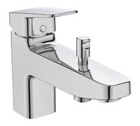 Ideal Standard - Ceraplan, Miscelatore monocomando per vasca da bagno, Due vie, Cromato