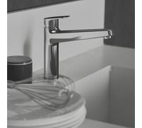 Ideal Standard CeraPlan rubinetto da cucina, orientabile, BD325AA, CeraPlan cromo [Rubinetti da Cucina]