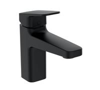 Ideal Standard BD224XG Ceraplan - Rubinetto per lavabo H90, senza scarico, sporgenza 12,4 cm, colore: Nero (Silk Black)