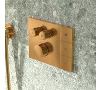 Ideal Standard Ceratherm Navigo Solos termostatico, per vasca e doccia, A7894A2, Ceratherm Navigo Solos brushed gold [Rubinetteria Bagno > Rubinetteria Doccia]