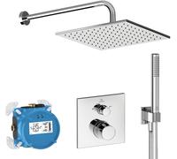 Ideal Standard Ceratherm set doccia da incasso con termostato con soffione cromo A7572AA