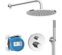 Ideal Standard Ceratherm set doccia da incasso con termostato con soffione cromo A7573AA