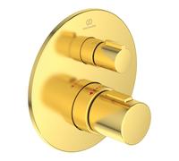 Ideal Standard Ceratherm T100 rubinetto doccia da incasso con termostatico, A5813A2, Ceratherm T100 brushed gold [Rubinetteria Bagno > Rubinetteria Doccia]