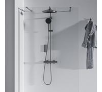 Ideal Standard Ceratherm T125+ sistema doccia, termostatico, A7689A5, Ceratherm T125+ magnetic grey [Rubinetteria Bagno > Colonne Doccia]