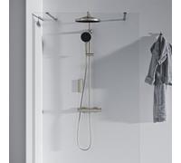 Ideal Standard Ceratherm T125+ sistema doccia, termostatico, A7689GN, Ceratherm T125+ silver storm [Rubinetteria Bagno > Colonne Doccia]