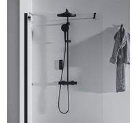 Ideal Standard Ceratherm T125+ sistema doccia, termostatico, A7689XG, Ceratherm T125+ silk black [Rubinetteria Bagno > Colonne Doccia]