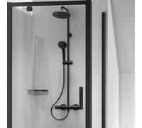 Ideal Standard Ceratherm T25 colonna doccia con termostatico, A7545XG, Ceratherm T25 silk black [Rubinetteria Bagno > Colonne Doccia]