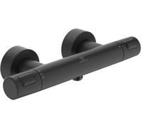 Ideal Standard - Ceratherm T25 Miscelatore termostatico esterno per doccia - Nero Seta