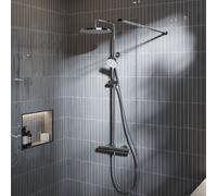 Ideal Standard Ceratherm T25 N colonna doccia con termostatico, A8524AA, Ceratherm T25 N cromo [Rubinetteria Bagno > Colonne Doccia]