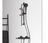 Ideal Standard Ceratherm T25 rubinetto doccia esterno con termostatico, A7201XG, Ceratherm T25 silk black [Rubinetteria Bagno > Rubinetteria Doccia]