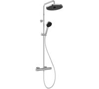 Ideal Standard - Ceratherm T25, Colonna doccia con termostatico esterno, Kit completo con miscelatore per doccia, Cromato