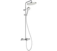 Ideal Standard Ceratherm T25 N colonna doccia con bocca di erogazione vasca, termostatico, A8479AA, Ceratherm T25 N cromo [Rubinetteria Bagno > Colonne Doccia]