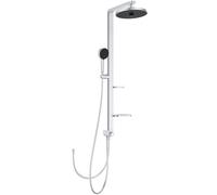 Ideal Standard - Alu+, Colonna doccia in alluminio con deviatore, Una via, Matt Silver