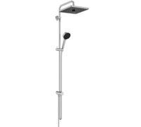 Ideal Standard Ceratwist T25+ Colonna doccia, Soffione doccia a risparmio idrico da abbinare a rubinetteria da superficie o a gomito a parete - Cromo (221x501x1119 mm)