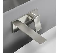 Ideal Standard Conca rubinetto lavabo a parete, A7371GN, Conca; Atelier Collections silver storm [Rubinetteria Bagno > Rubinetteria Lavabo]