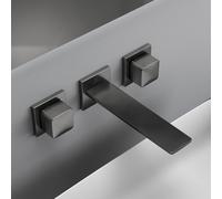 Ideal Standard Conca rubinetto lavabo a parete, A7445A5, Conca; Atelier Collections magnetic grey [Rubinetteria Bagno > Rubinetteria Lavabo]