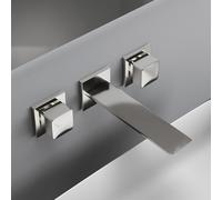 Ideal Standard Conca rubinetto lavabo a parete, A7445GN, Conca; Atelier Collections silver storm [Rubinetteria Bagno > Rubinetteria Lavabo]