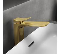 Ideal Standard Conca rubinetto lavabo alto, BC757A2, Conca; Atelier Collections brushed gold [Rubinetteria Bagno > Rubinetteria Lavabo]