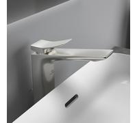 Ideal Standard Conca rubinetto lavabo alto, BC757GN, Conca; Atelier Collections silver storm [Rubinetteria Bagno > Rubinetteria Lavabo]