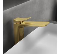 Ideal Standard Conca rubinetto lavabo alto, BC758A2, Conca; Atelier Collections brushed gold [Rubinetteria Bagno > Rubinetteria Lavabo]