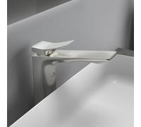 Ideal Standard Conca rubinetto lavabo alto, BC758GN, Conca; Atelier Collections silver storm [Rubinetteria Bagno > Rubinetteria Lavabo]