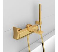 Ideal Standard Conca rubinetto vasca esterno, miscelatore monocomando, BC763A2, Conca; Atelier Collections brushed gold [Rubinetteria Bagno > Rubinetteria Vasca]