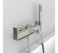 Ideal Standard Conca rubinetto vasca esterno, miscelatore monocomando, BC763GN, Conca; Atelier Collections silver storm [Rubinetteria Bagno > Rubinetteria Vasca]