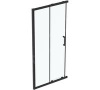 Ideal Standard Connect 2 porta doccia 100 cm scorrevole nero opaca/vetro trasparente K9262V3