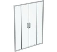 Ideal Standard Connect 2 porta doccia 150 cm scorrevole argento opaca/vetro trasparente K9281EO